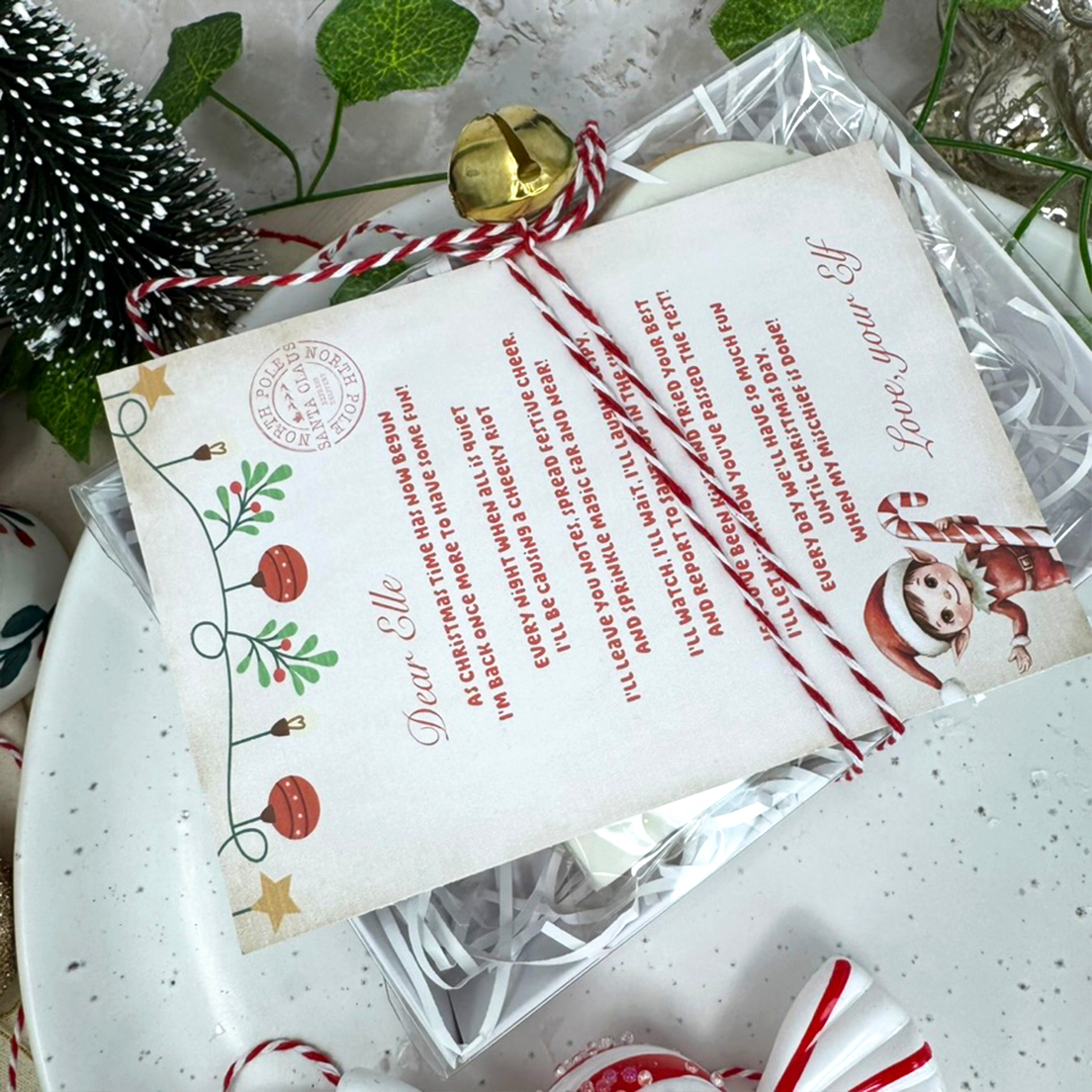 Elf Gift box (With letter)