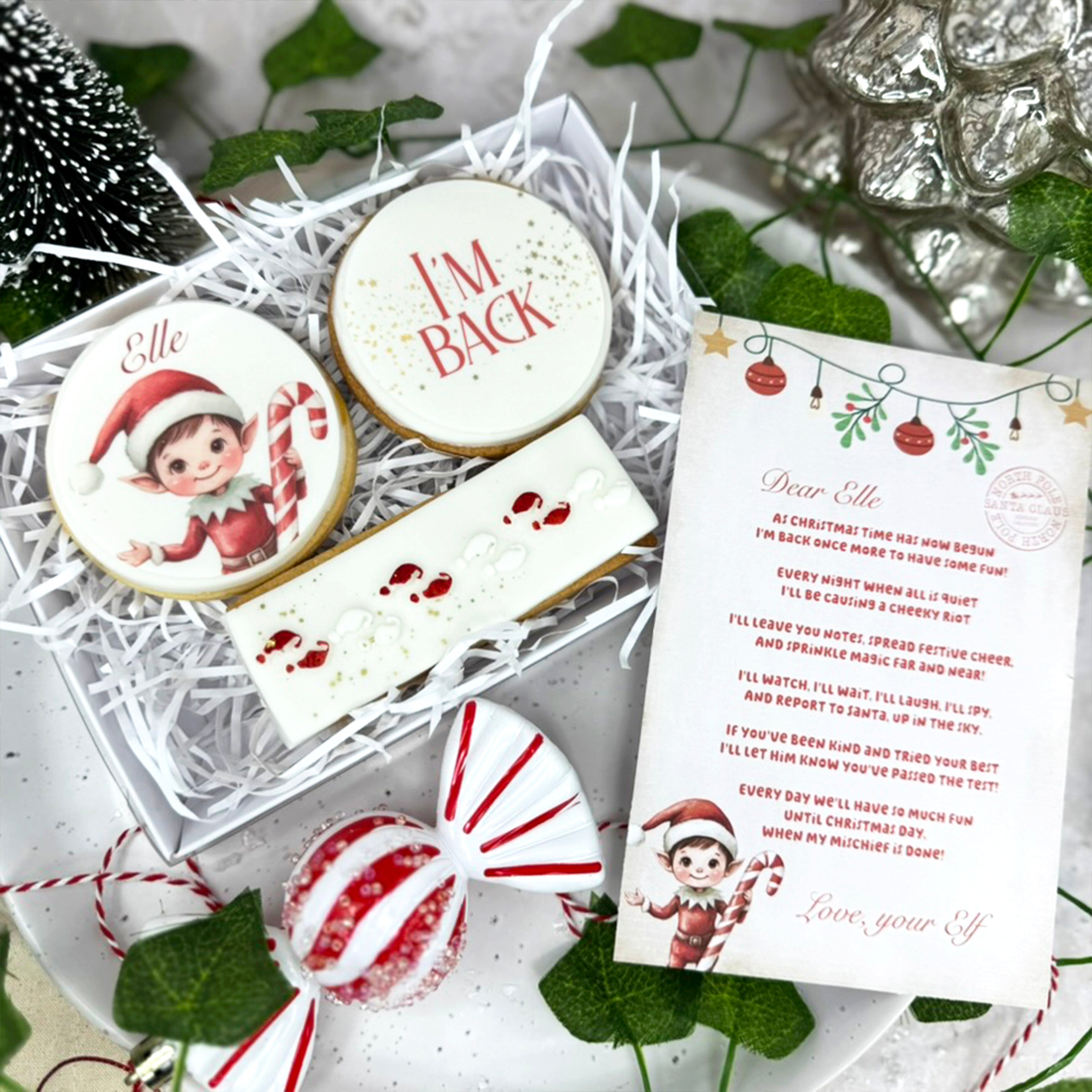 Elf Gift box (With letter)