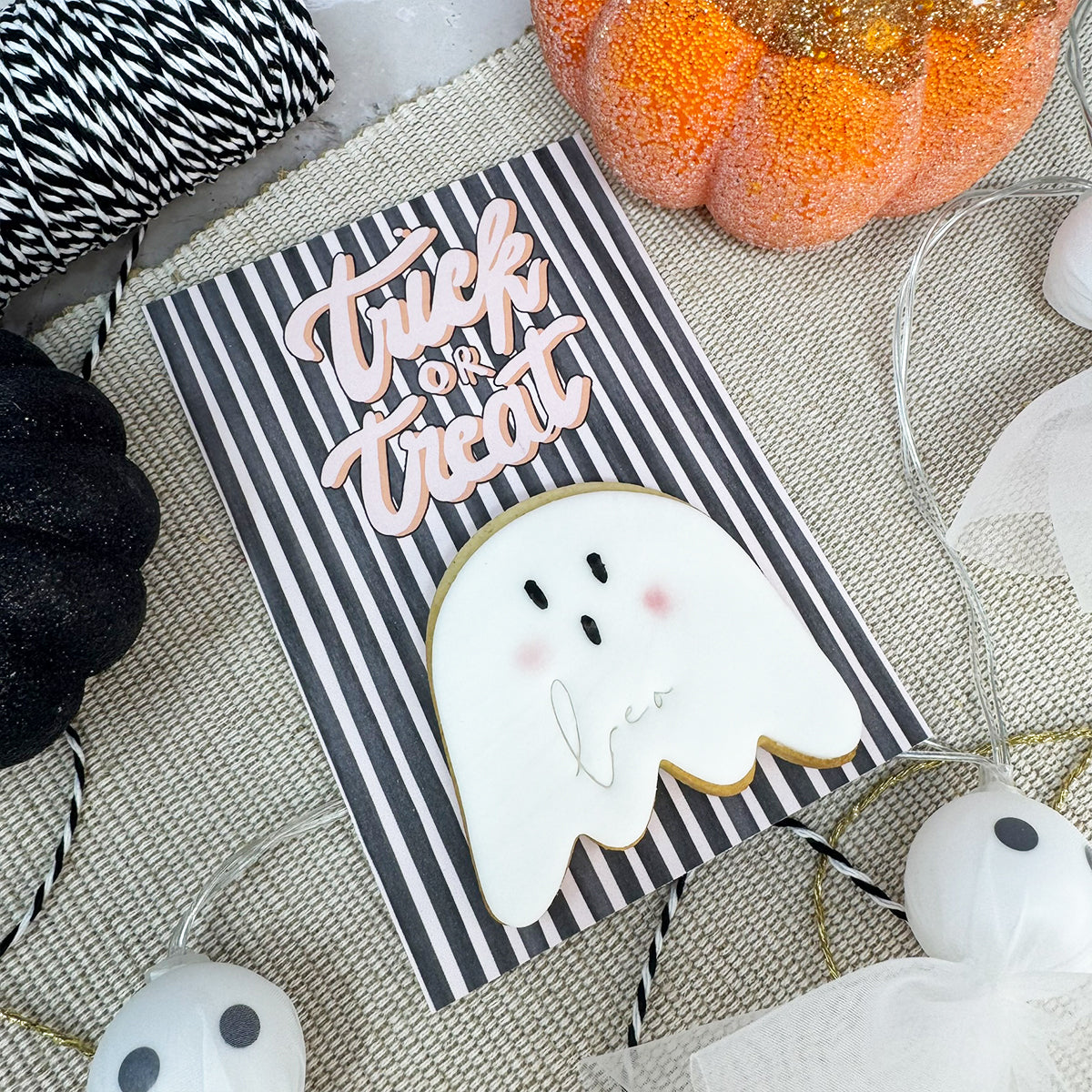 Trick or Treat Ghost Orange