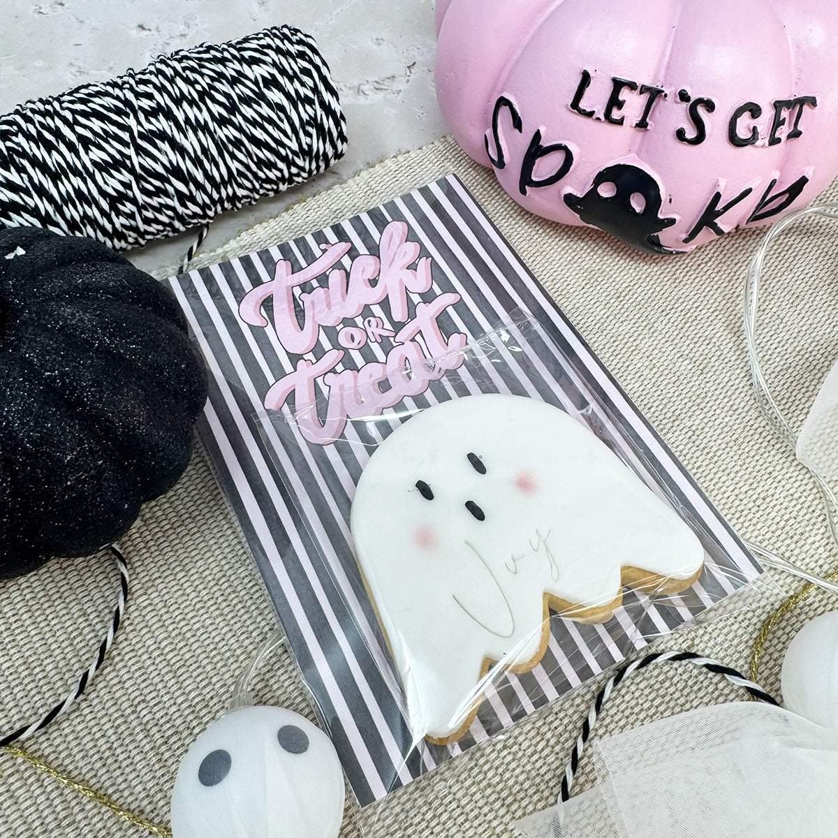 Trick or Treat Ghost Pink