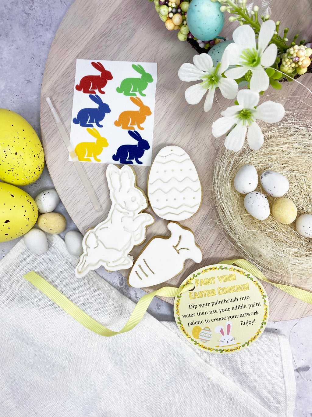 Paint Your Own Easter Cookies
