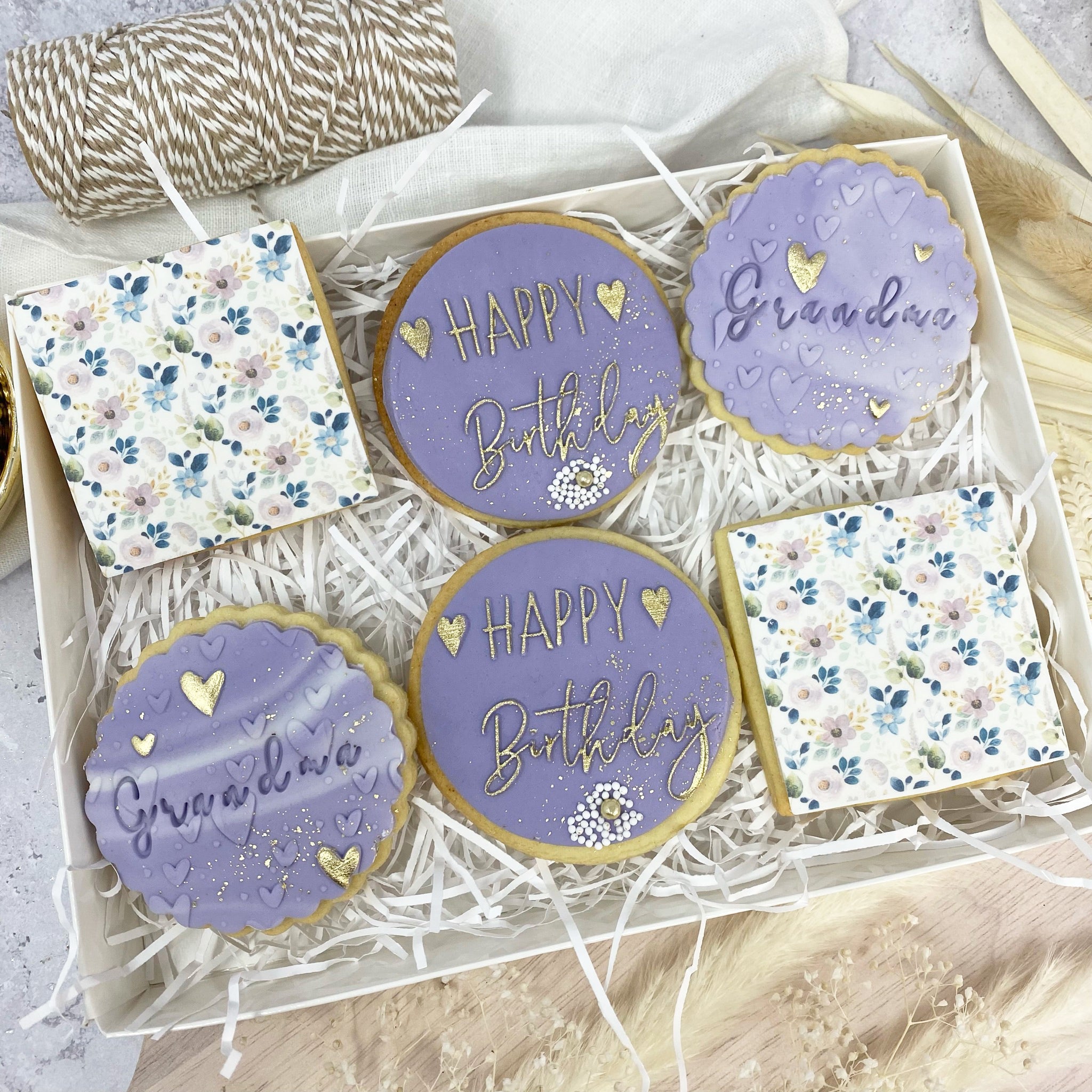 Lilac & Gold birthday