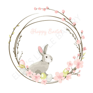Happy Easter Spring Wreath