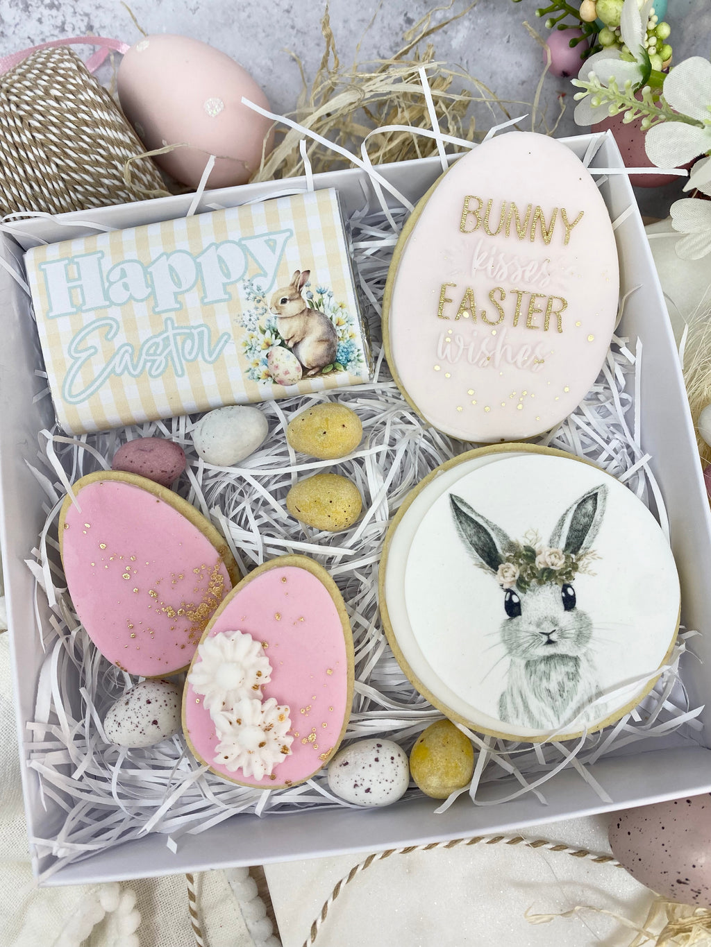 Bunny Gift Box with Chocolate